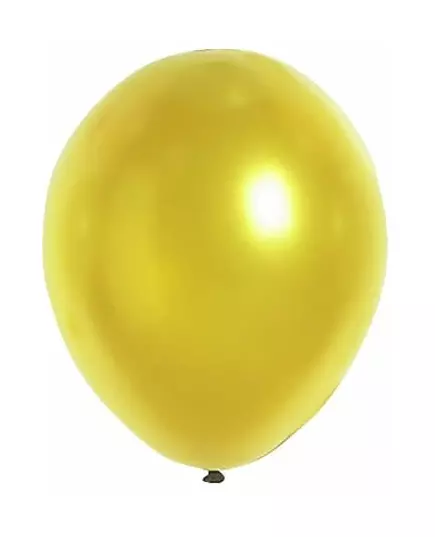 100 Metallic Gold Balloons 29 cm