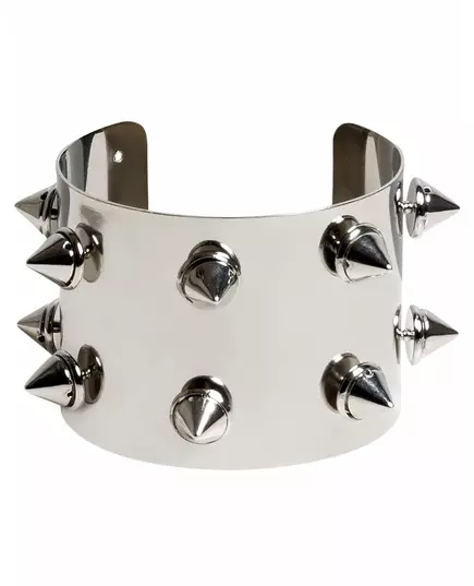 Adult silver punk metal bracelet