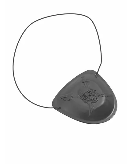 Svart pirat øyelapp for voksne 7x5cm
