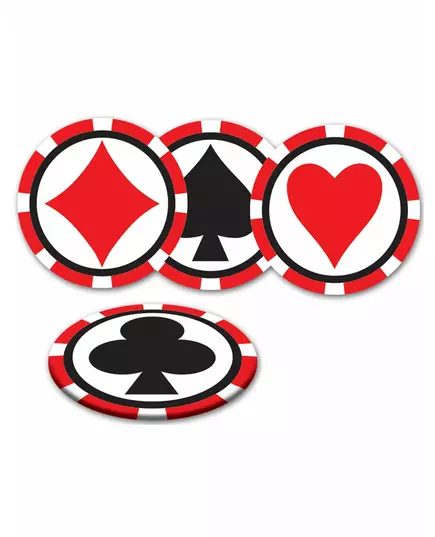 8 kasinobrikker 8,9 cm