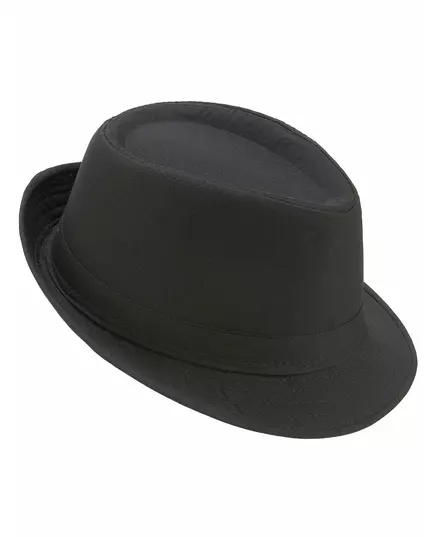 Luksuriøs svart Borsalino-hatt for voksne