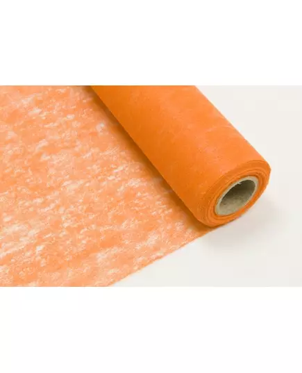 Orange non-woven table runner 29 cm x 10 m