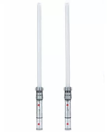 Set of 2 plastic lightsabers with sound for children
