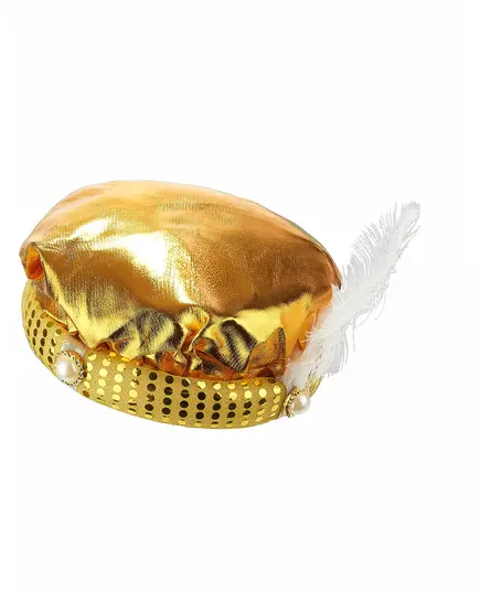 Adult Sultan Golden Turban Headdress