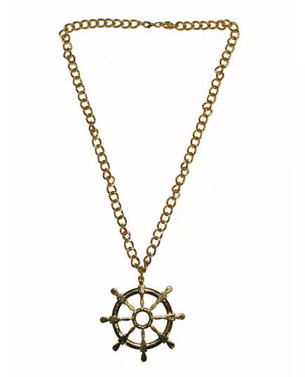Golden rudder necklace