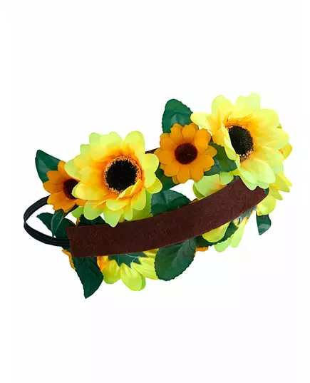 Voksen solsikkeblomstkrone