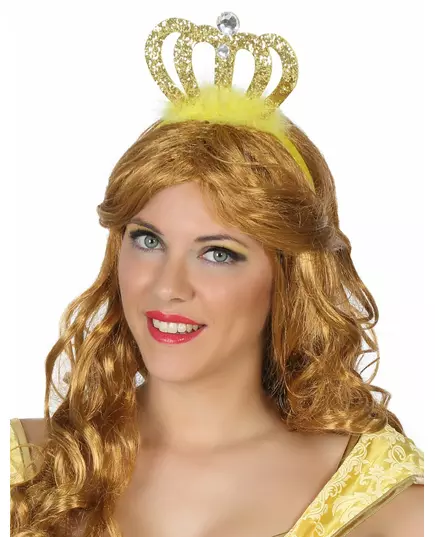Adult golden princess tiara