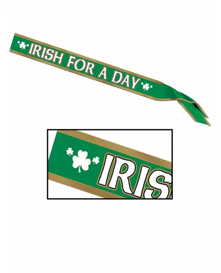 Irish for a day satin scarf