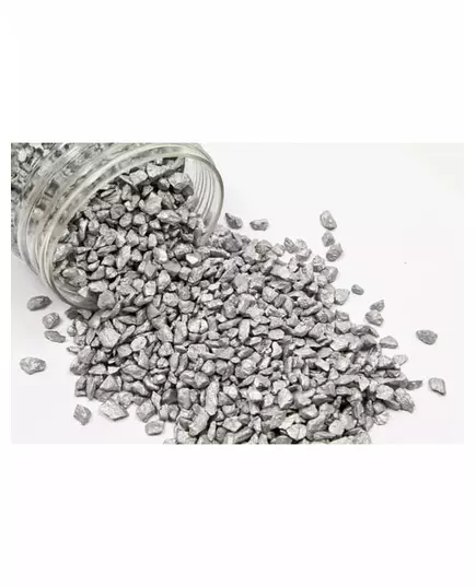 Silver colored gravel 400 gr