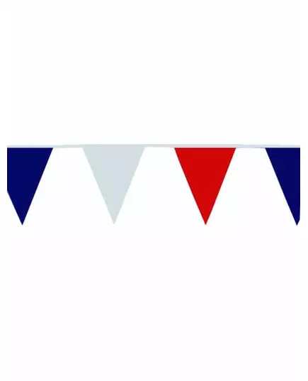 Tricolor pennant supporter garland