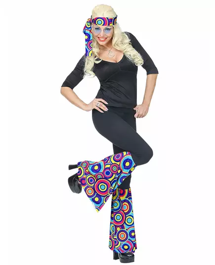 Adult Blue Bubbles 70s Headband and Leg Warmers Kit