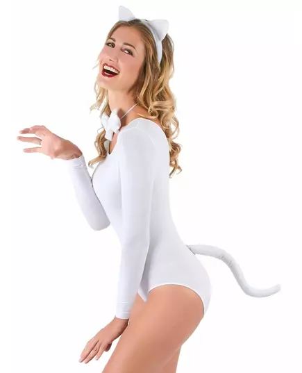 Voksen hvit kattpakke