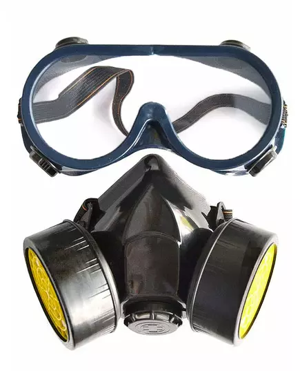 Adult Dummy Goggles and Gas Mask Kit