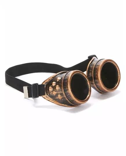 Steampunk-briller i kobber for voksne