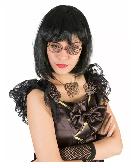 Runde bronse Steampunk-briller
