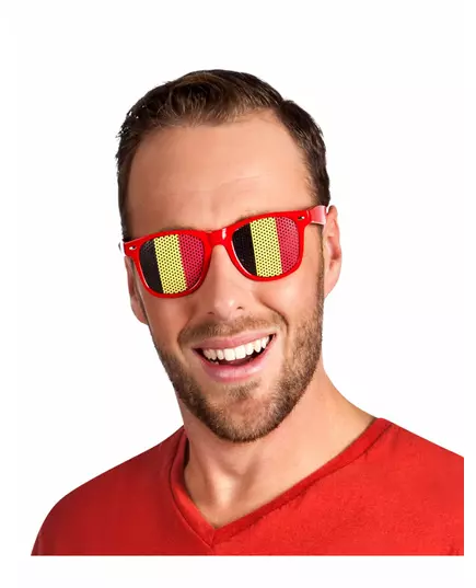 Voksne Belgia-supporterbriller