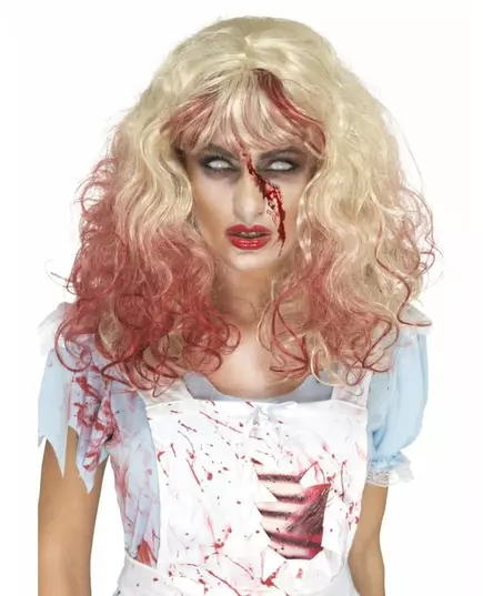Bloody Blonde Wig for Women Halloween