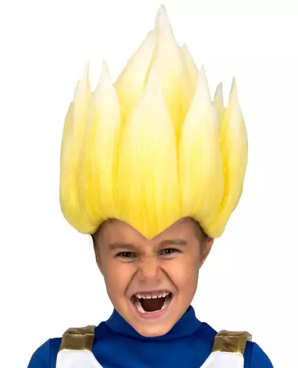 Super Saiyan Vegeta Dragon Ball barneparykk