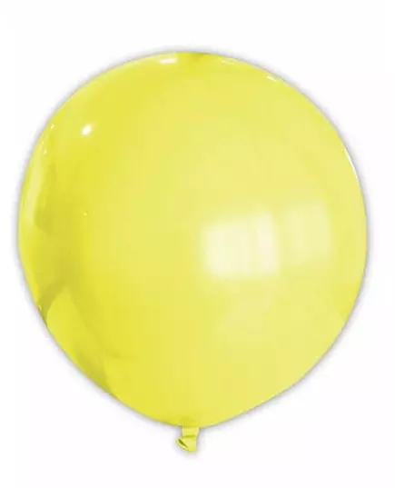 Gul ballong 80 cm