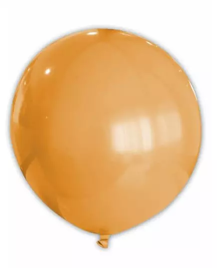 Oransje ballong 80 cm
