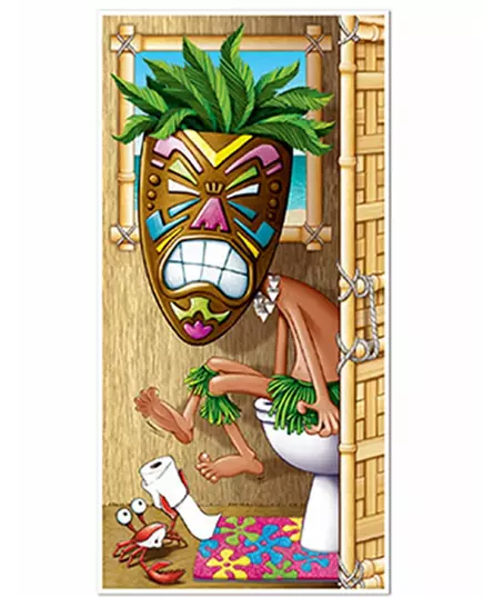 Hawaii Toilet Door Decor 30" x 6"
