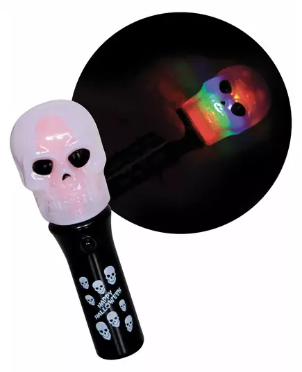 Skull light spinner-lommelykt