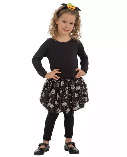 Black and silver Halloween tutu for girls
