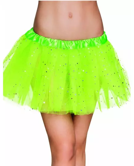 Women's Green Sparkly Star Tutu