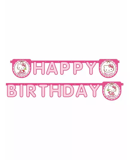 1 Gratulerer med dagen Hello Kitty-girlander 2 m