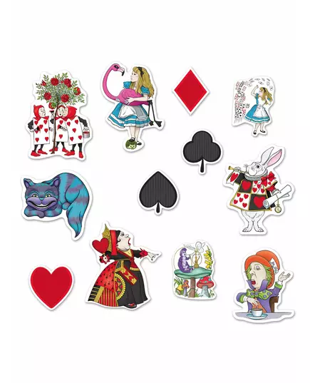 12 Alice i Neverland pappdekorasjoner