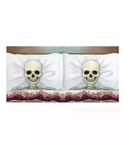 2 skjelettputetrekk 53 x 81 cm Halloween