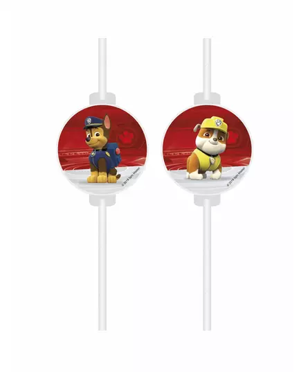 4 Paw Patrol Ready for Action papp medaljongsugerør