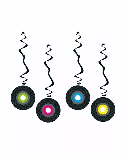 4 brannsikre vinylpapiroppheng 80 cm