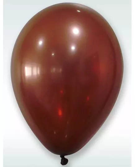 50 Metallic Brown Balloons 30 cm