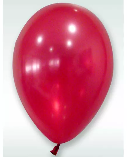 50 metalliske røde ballonger 30 cm