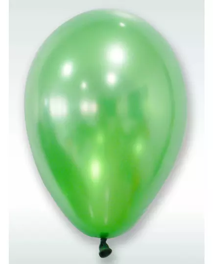 50 Metallic Green Balloons 30 cm