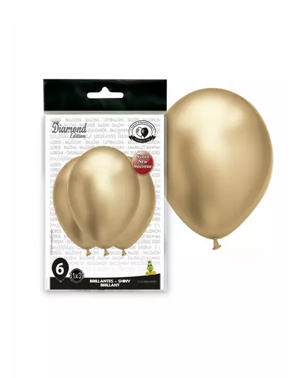 satenggull lateksballonger 31 x 39 cm