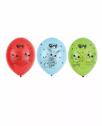 6 Bing lateksballonger 27 cm