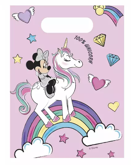 6 Minnie and the Unicorn Gift Bags
