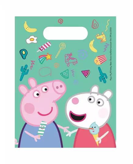 6 Peppa Pig gift bags