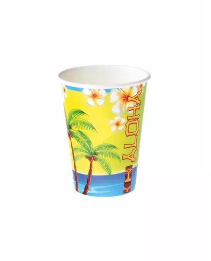 8 Aloha 25 cl pappkopper