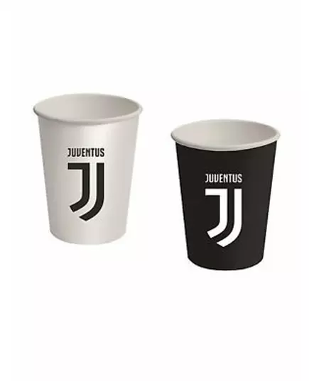 8 Juventus 250 ml cardboard cups