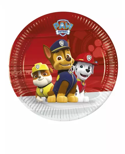små Paw Patrol Ready for Action-papirtallerkener 20 cm
