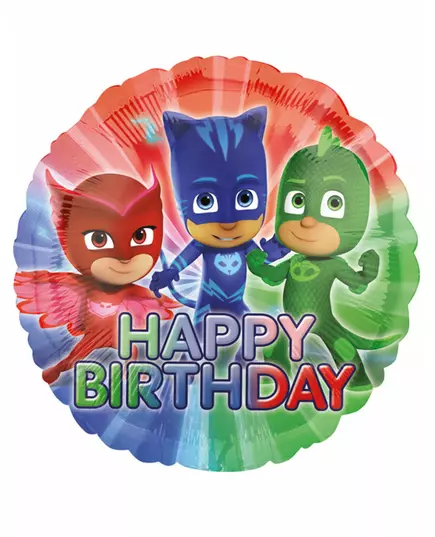 PJ Masks bursdagsballong i aluminium 43 cm