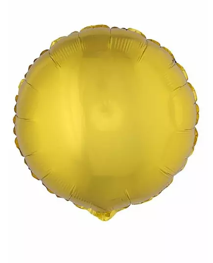 45 cm round gold foil balloon