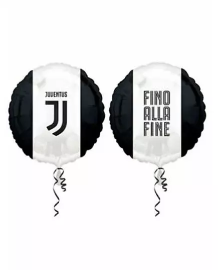 Juventus svart og hvit folieball 43 cm