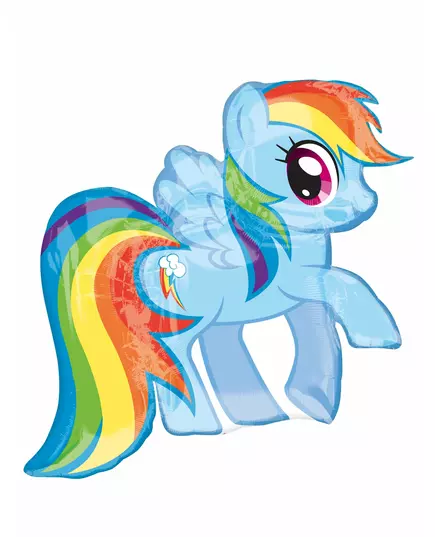 My Little Pony Rainbow Dash folieballong 71 x 68 cm