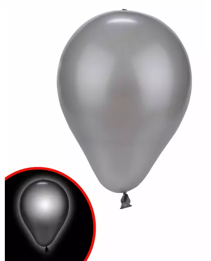 Illooms® sølvfarget LED-ballong