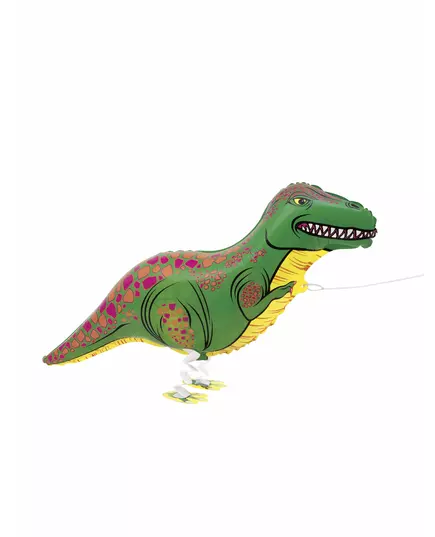88,9 cm gående T-Rex metallisk ballong