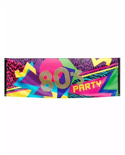80-talls festbanner i stoff, 74 x 220 cm